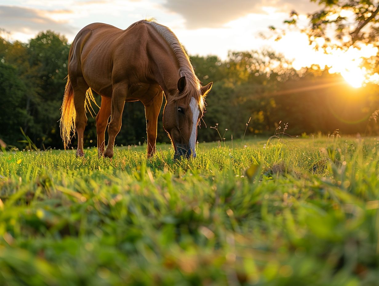 What is the role of niacin in a horse's diet?