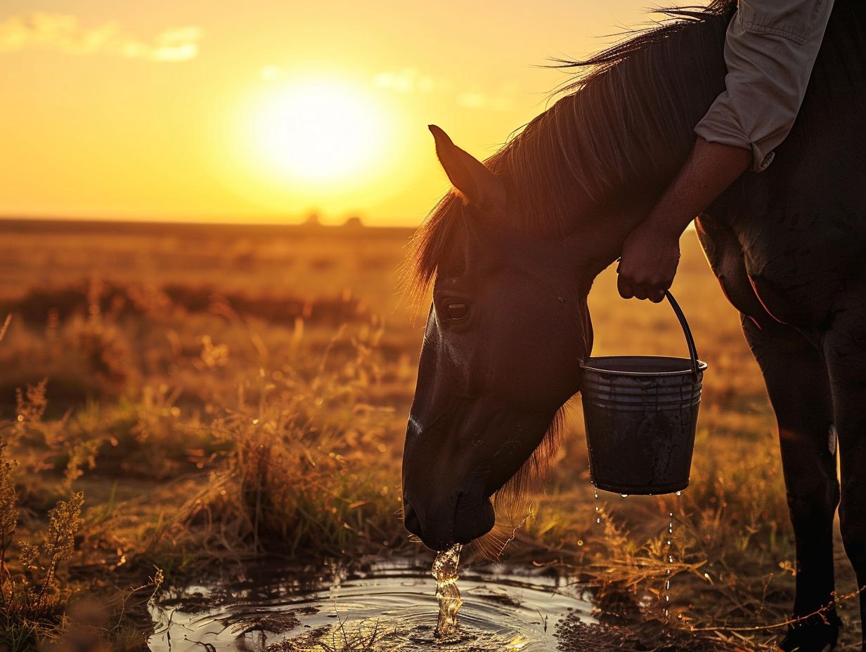 Treating Dehydration in Horses