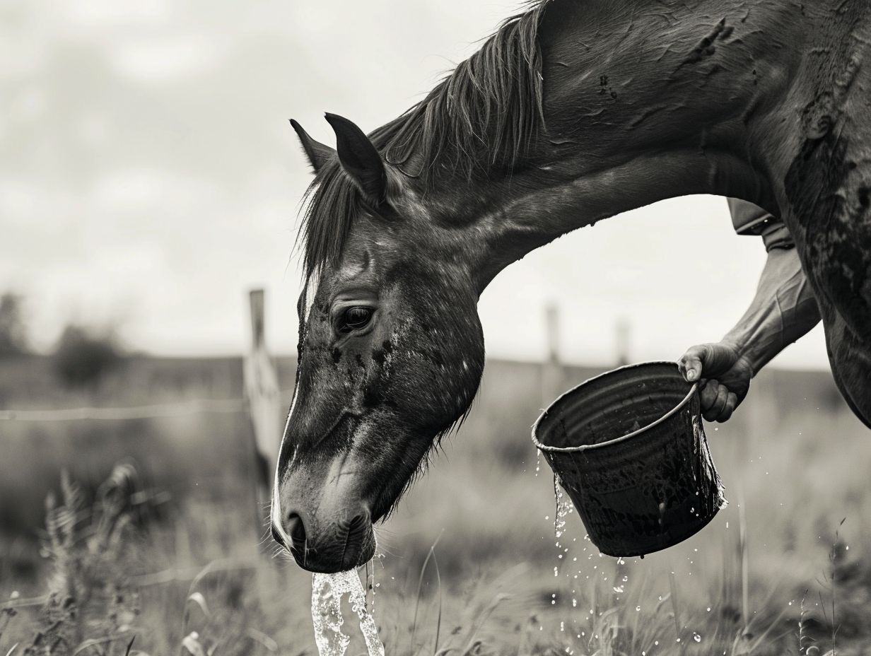 How can I prevent my horse from becoming dehydrated?