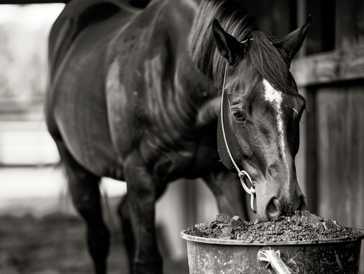 What is beet pulp and why is it recommended for horses?