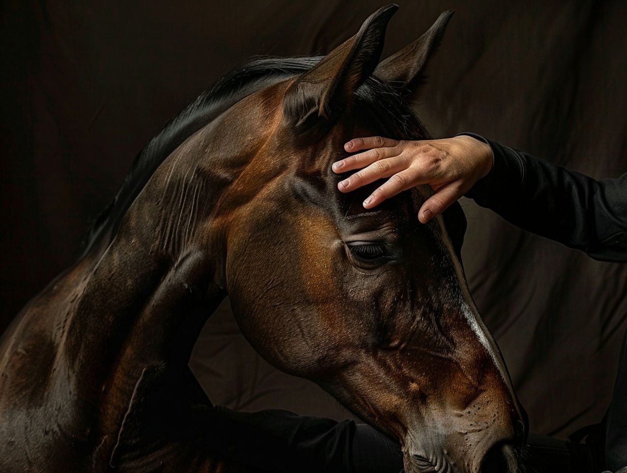 What helps muscle recovery in Horses?